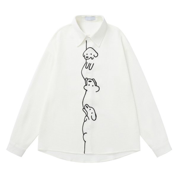 Áo sơ mi hoạ tiết